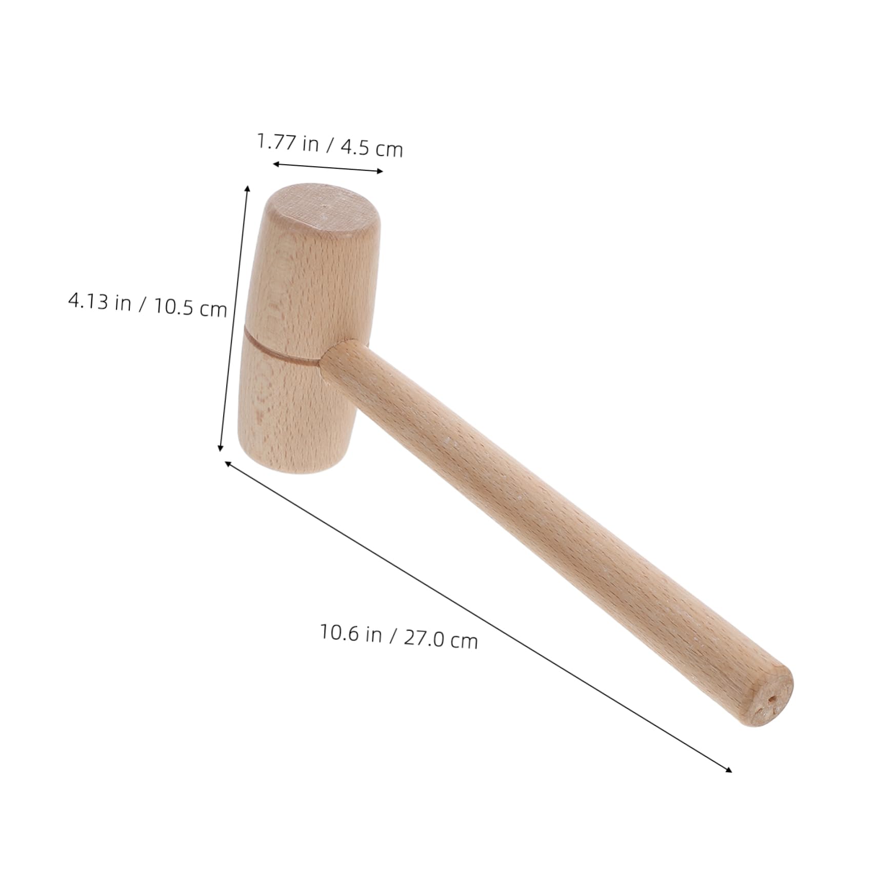 ARTIBETTER Tiny Carving Hammer Beechwood Working Mallet Precision Carving Tool for Leathercraft Woodworking