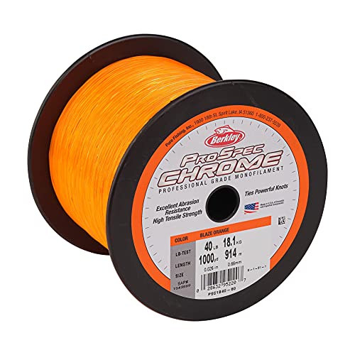 Berkley Unisex-Erwachsene PSC3B16-80 Angelschnur, Blaze orange, 16lb-3000yd – Bild 5