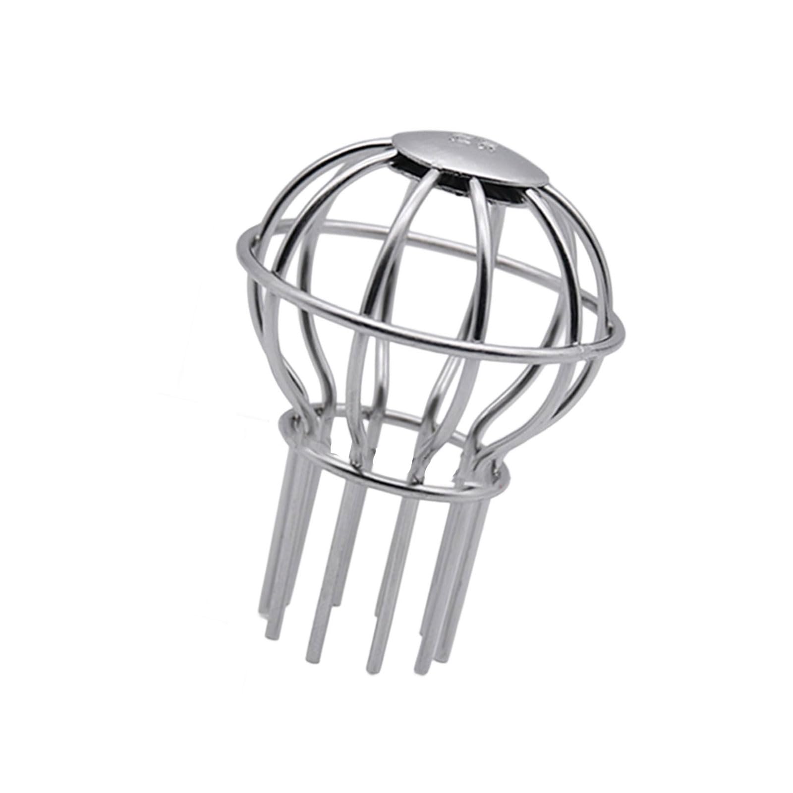 Spherical Anti-Clog Drain Cover Upgrade Anti-Corrosion Metal Grate for Balcony Patio Optimized Water Flow Spherical Drain Cover for Roof and Balcony