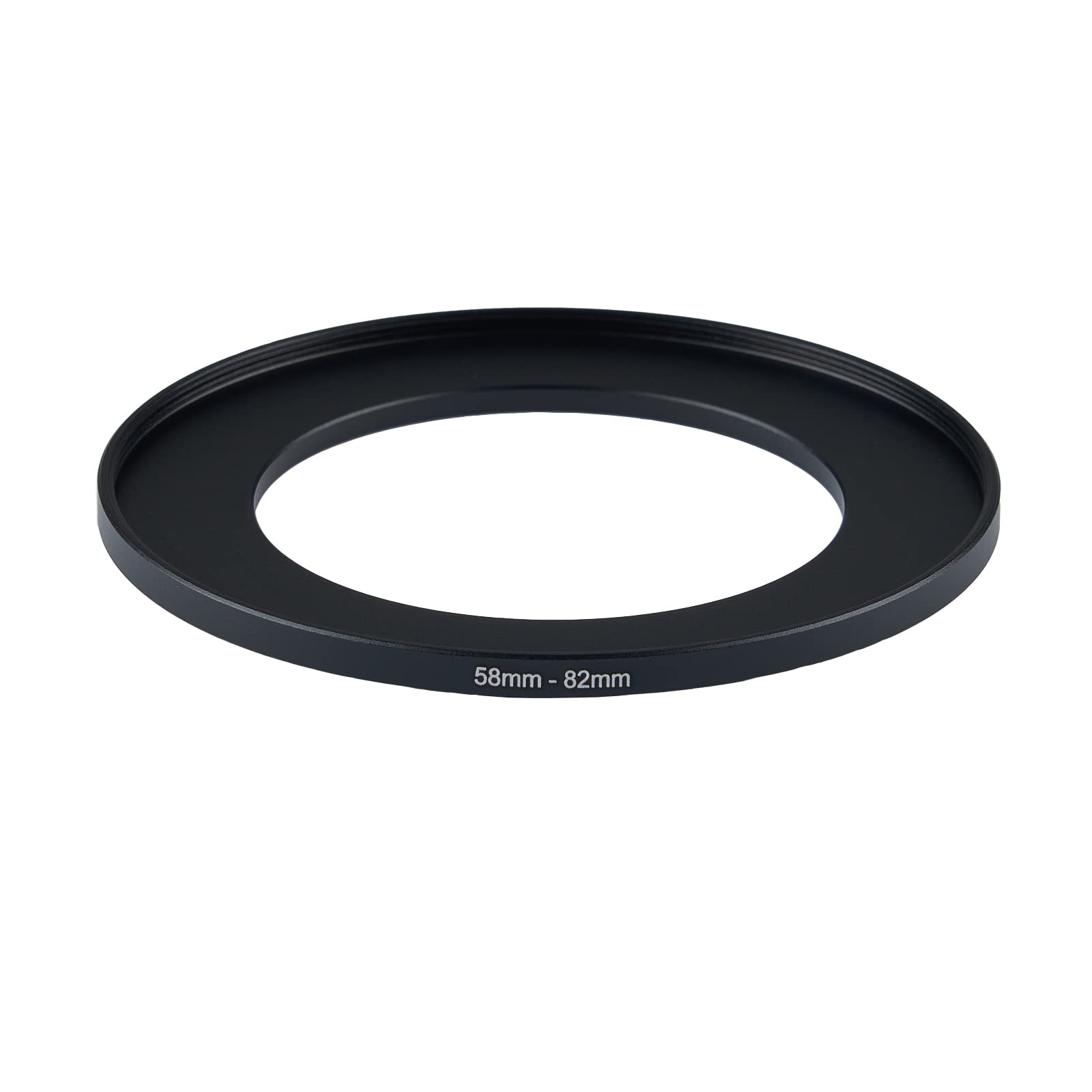 58mm to 82mm Step up Ring Filter Adapter Metal Ring Step up Rings Adapter Filter Compatible with All 82mm UV,CPL,ND,Lens Hood,Threaded Lens ect (58mm to 82mm)