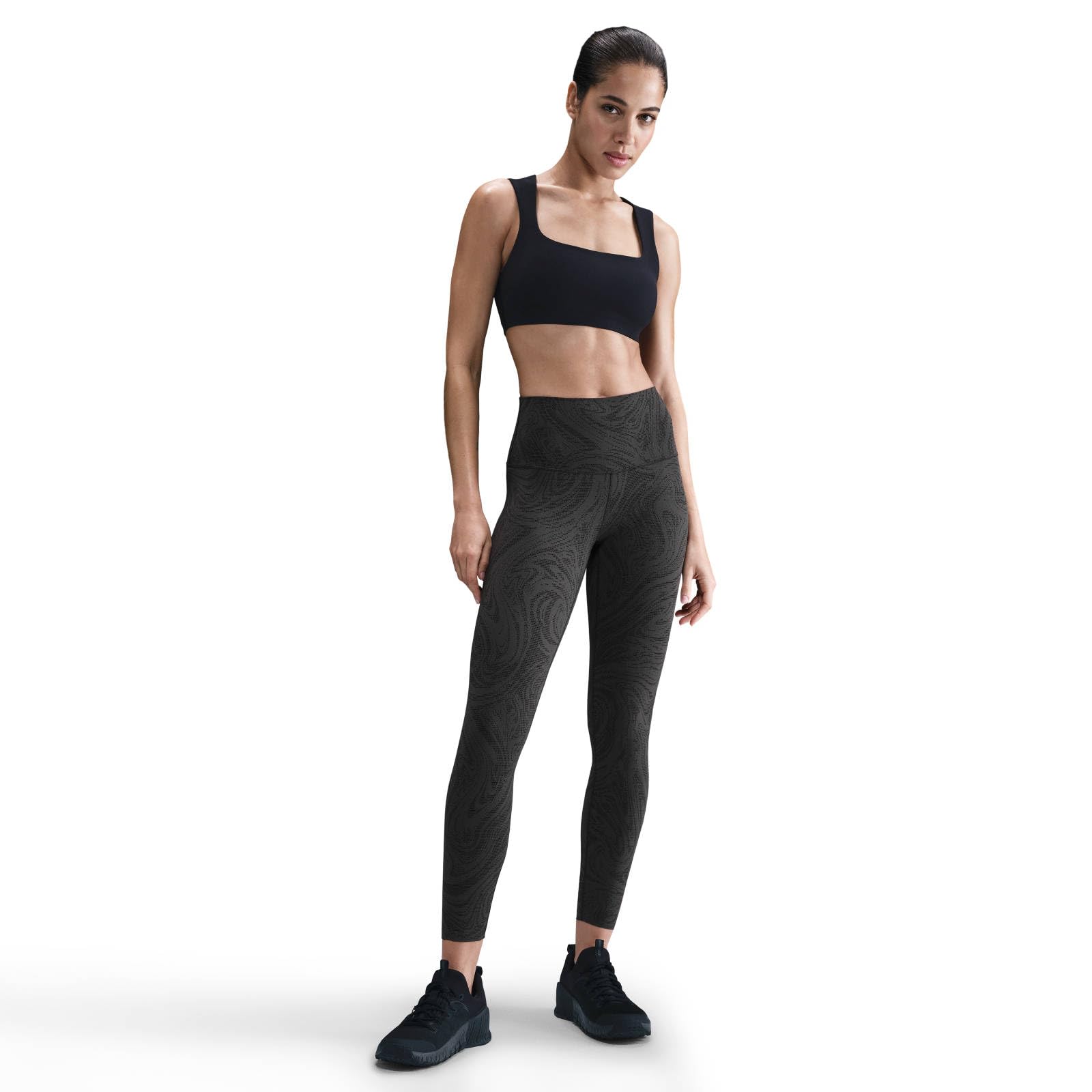 Nike Zenvy 7/8-Leggings mit Print, sanftem Halt und hohem Bund für Damen, HV2462