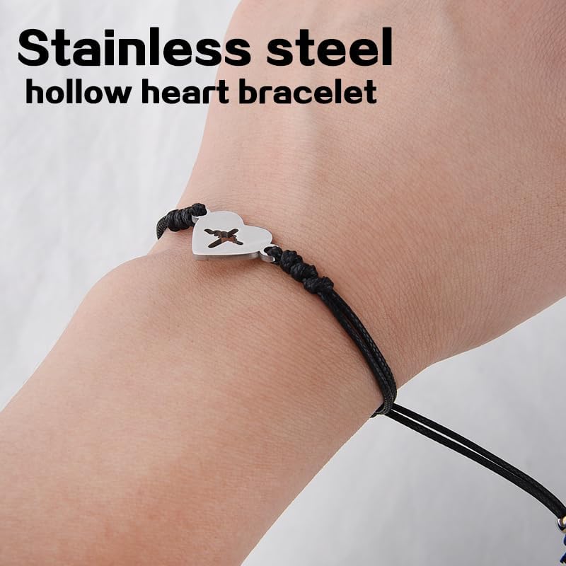 Matching Gifts for Mom And Daughter Bracelets Heart Heartbeat Bracelet for Mother Daughter Birthday Gifts for Mommy Mom Mama Mothers Day Retirement Gifts for Mom Mother Daughter Bracelets - Image 3