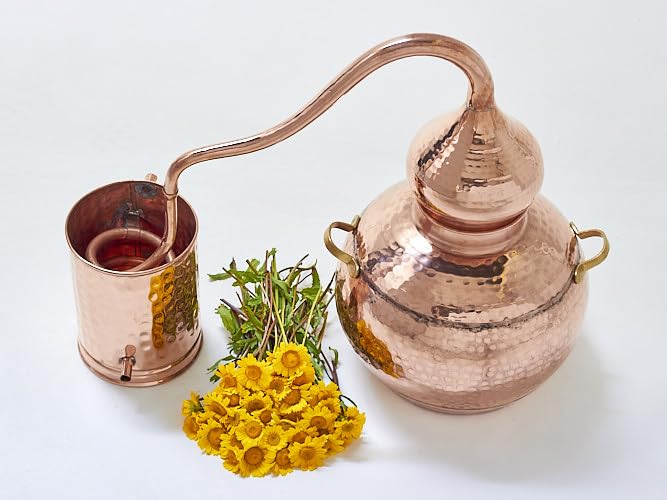 Ardosia Alambic Classique en Cuivre, Petites Tailles, Jusqu'à 25 litres (2 litres)