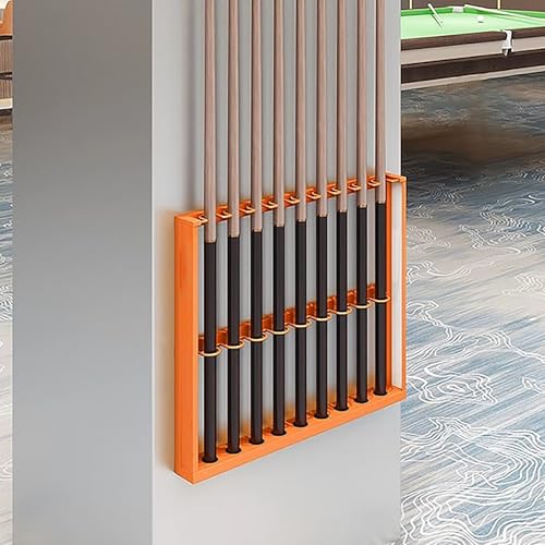 Support mural pour queue de billard métallique avec polisseur de flèche 55cm - 8