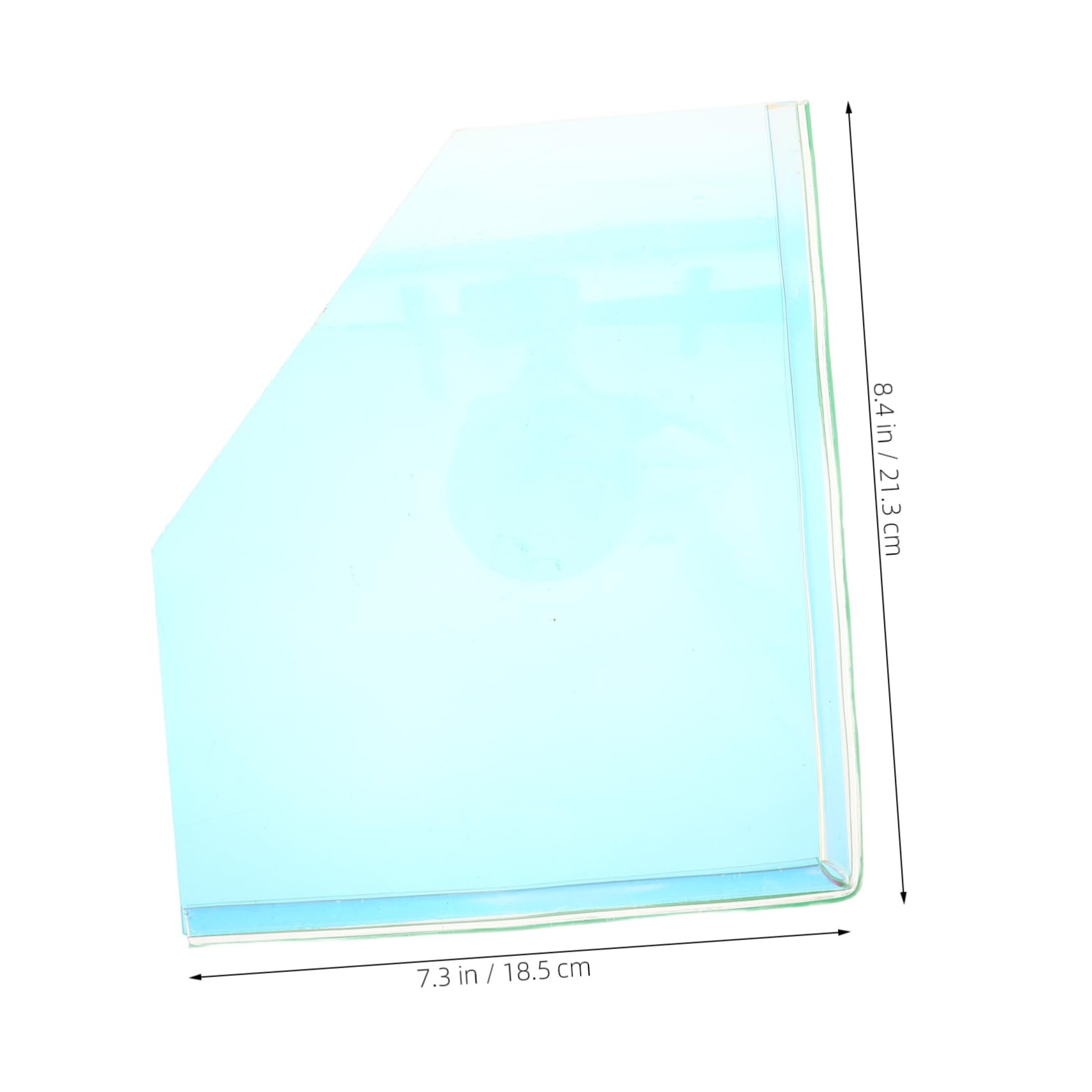 KONTONTY 1Pair Acrylic Shower Corner Guards Bath Splash Shield for Bathtub Self Adhesive Corner Baffles for Easy Installation Artistic Design for Home Decor Water