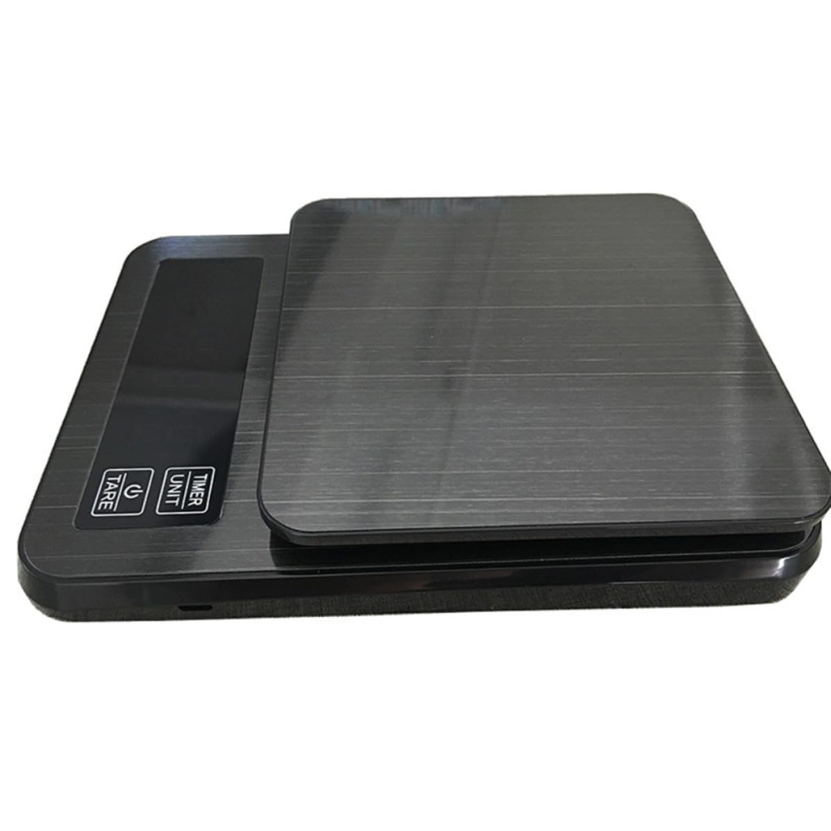 YARNOW Báscula Digital de Cocina y Café con Temporizador, Capacidad 5kg, Pantalla Led, Alta Precisión para Hornear y Pesar Alimentos Fácilmente