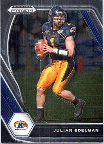 2021 Panini Prizm Draft Picks #66 Julian Edelman Kent State Golden Flashes NFL Football Card NM-MT