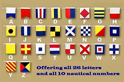 Hampton Nautical Number 8 Nautical Cloth Alphabet Flag #TOP2
