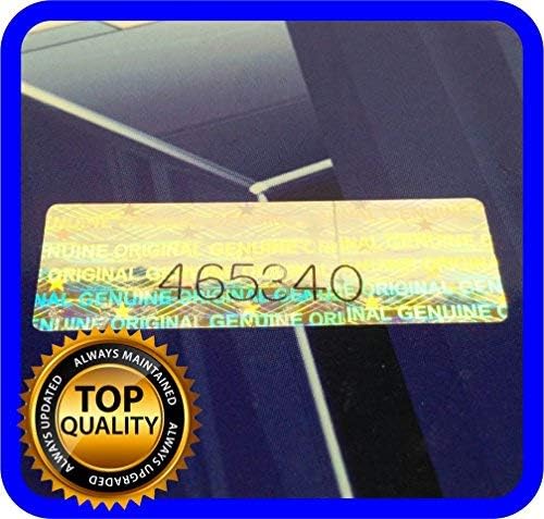 Pack of 380 Hologram Labels with Serial Numbers, Seal Stickers 30 x 10 mm