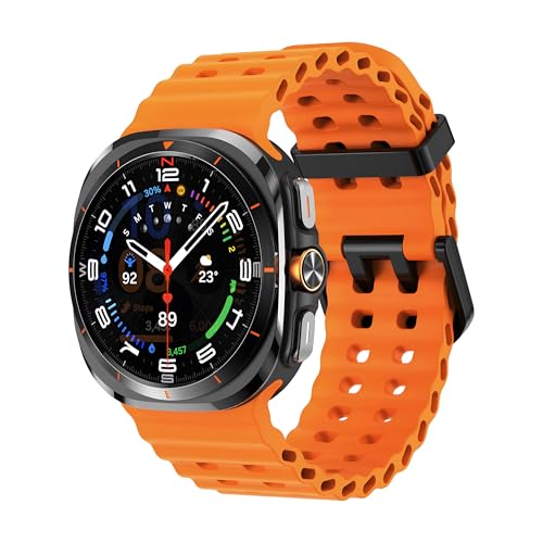 Teknoft Samsung Galaxy Watch Ultra 47mm ile Uyumlu Delikli…