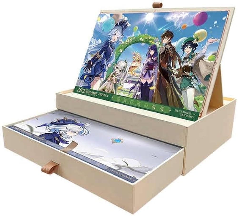 Amazon | 原神 公式グッズ 2025年 カレンダー 予定表 日程表