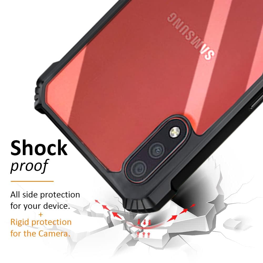 Samsung Galaxy M01 Case - Shock Proof Clear Cover -3