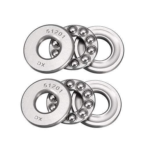 Snapklik.com : Uxcell 51201 Miniature Thrust Ball Bearing 12mm X 28mm X ...