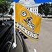 Rico Industries NFL Football Green Bay Packers Yellow Helmet Double Sided Car Flag