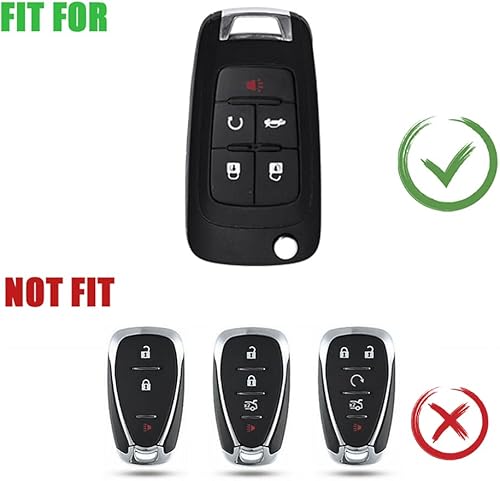 Miniatura 2 de Funda de aleación de zinc compatible con Chevy Cruze Equinox Camaro Malibu Sonic Buick Lacrosse Regal Verano Encore