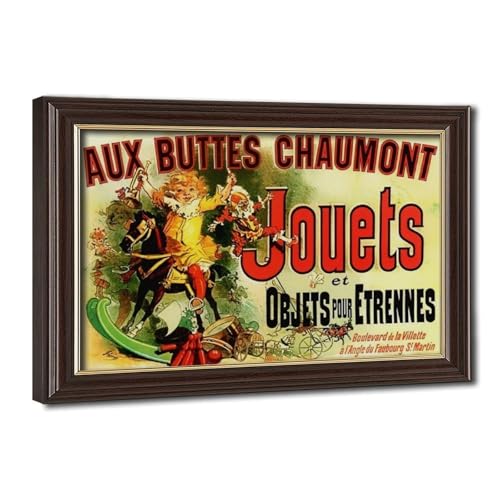 Impression sur toile vintage pour sublimer un espace de travail | Cadre suspendu 50,8x76,2 cm
