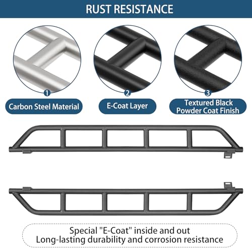 Estribos laterales u-Box para Toyota Tacoma 2005-2023 miniatura 7