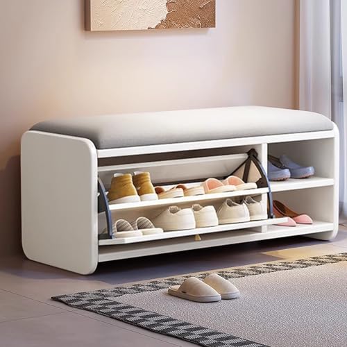 Banc de rangement pour entrée afin de cacher les chaussures