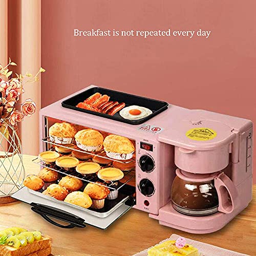 Frühstücksmaschine Multifunktional 3-In-1-Frühstücksmaschine Center Station Retro-Elektrischer Toaster-Maschine… – Bild 3