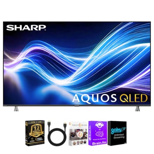 Sharp 55 inch AQUOS QLED 4K Xumo Smart TV Bundle
