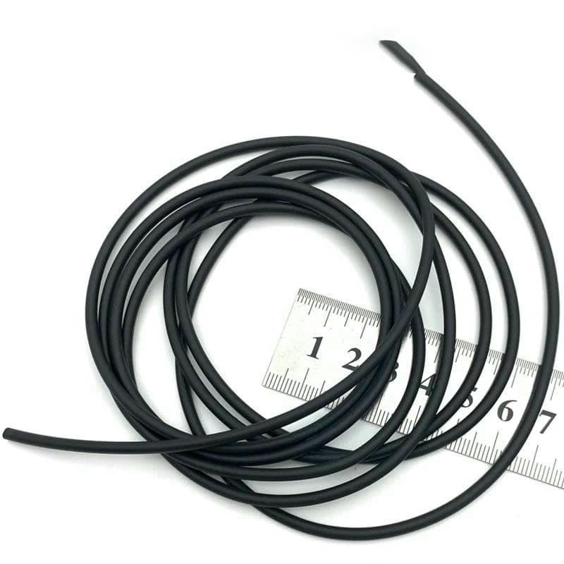 2/5/10M Dia 0,8 1,5 1,8 2 2,5 3 4 5 5,3 6 mm Striscia di tenuta nera solida in gomma nitrilica resistente all'olio Striscia rotonda Striscia-OD 6,5 mm