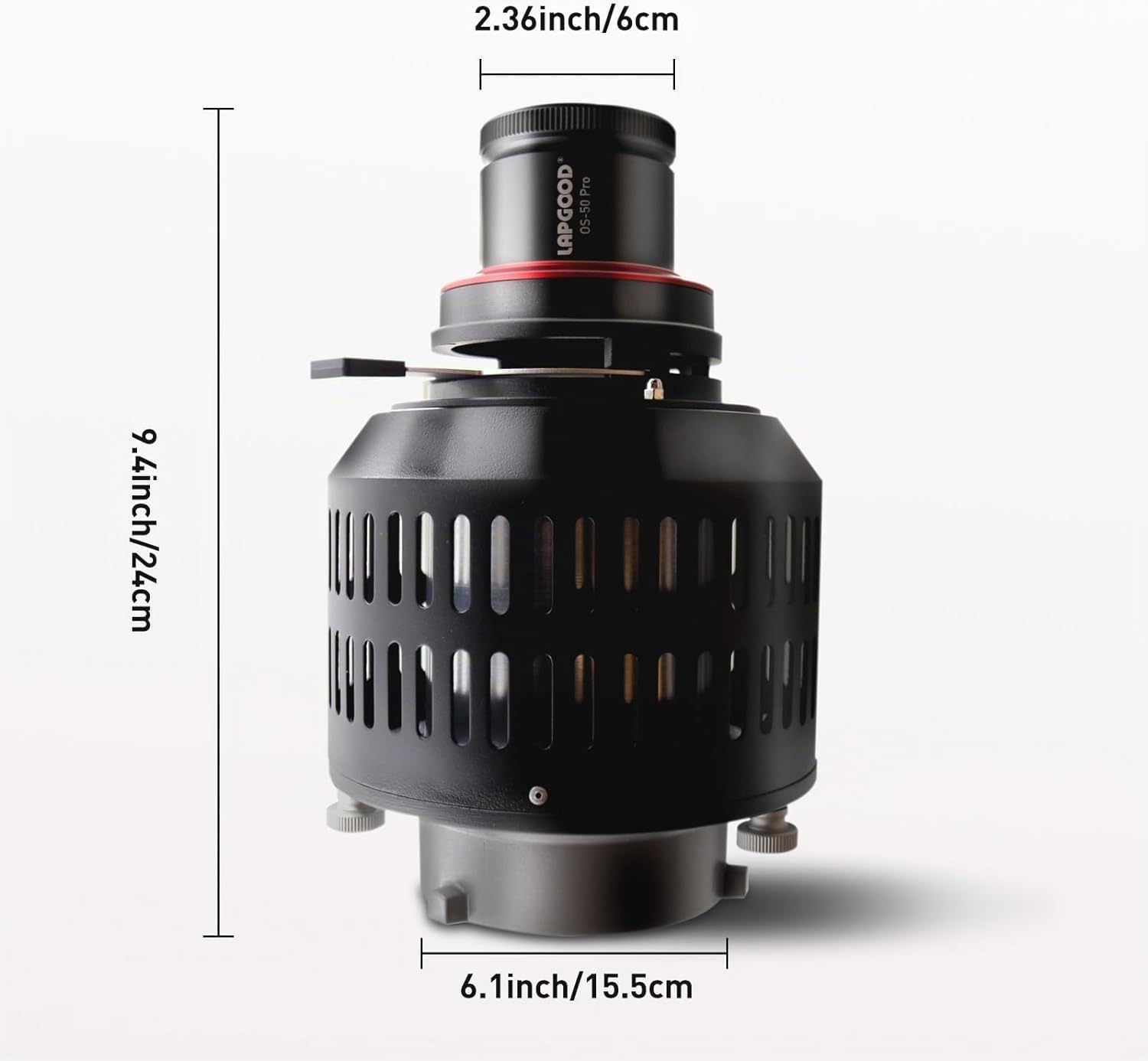 OS-50Pro Snoot Conique Kit De Montage Bowens avec Objectif de 50 mm Filtre Couleur Et Gobos Kit de Snoot Conique pour Flash de Studio LED Monolight