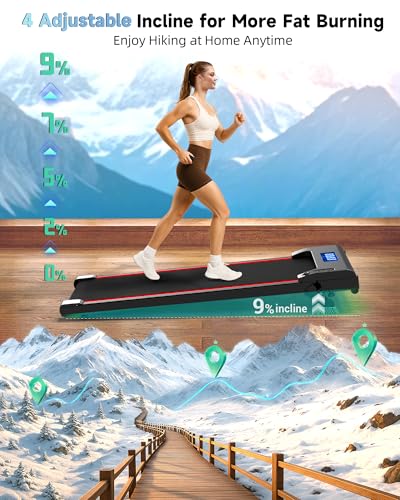 Motorized Folding Treadmill with Incline