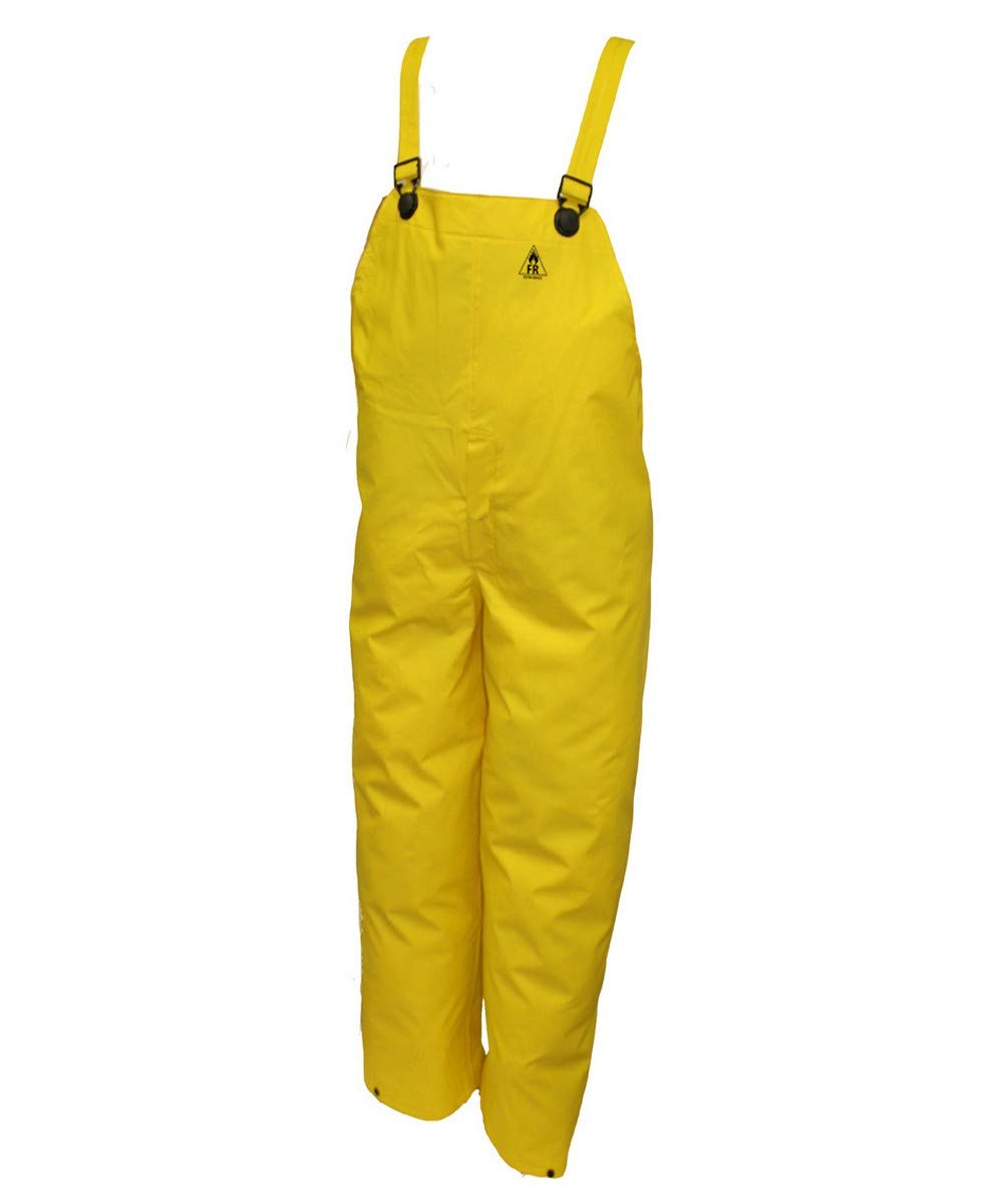 Tingley O56007.LG DuraScrim Flame Resistant PVC Overall, Large, Yellow