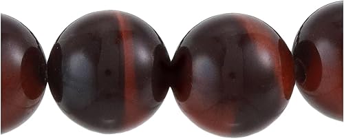 Miniatura 3 de Pulsera de piedra de ojo de tigre rojo natural