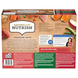 Rachael Ray Nutrish Wet Dog Food, Natural Food for Adult Dogs with Added Vitamins, Minerals & Nutrients, Beef, Chicken, and Gentle Digestion Variety Pack, 13 Ounce Can (Pack of 12) Rachael Ray Nutrish Wet Dog Food Natural Food for Adult Dogs with Added Vitamins Minerals Nutrients Beef Chicken and Gentle Digestion Variety Pack 13 Ounce Can Pack of 12