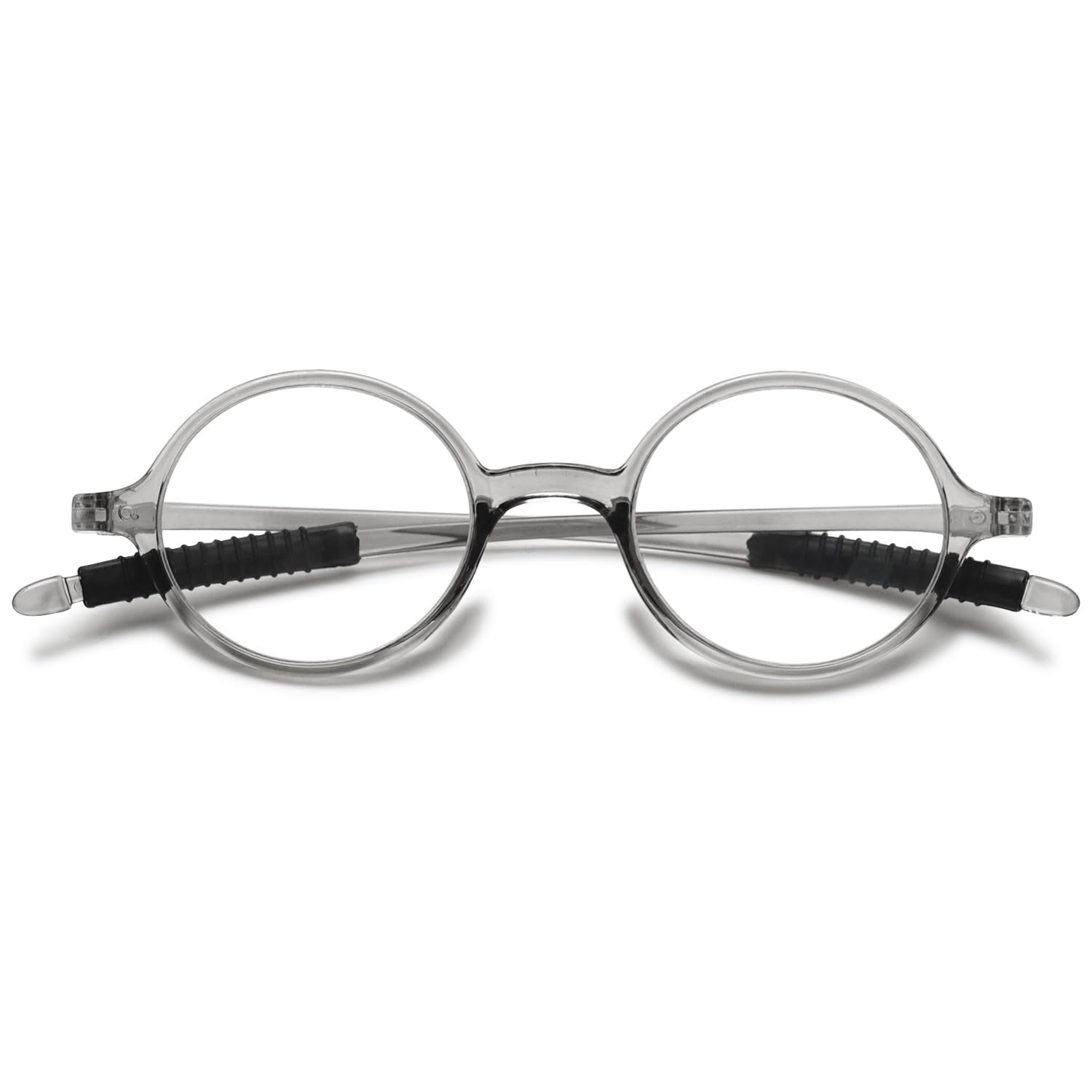 VEVESMUNDO Redondo Gafas de Lectura Pequeñas Ligeras Vintage Flexibles Vista Presbicia para Mujer Hombre — view 12