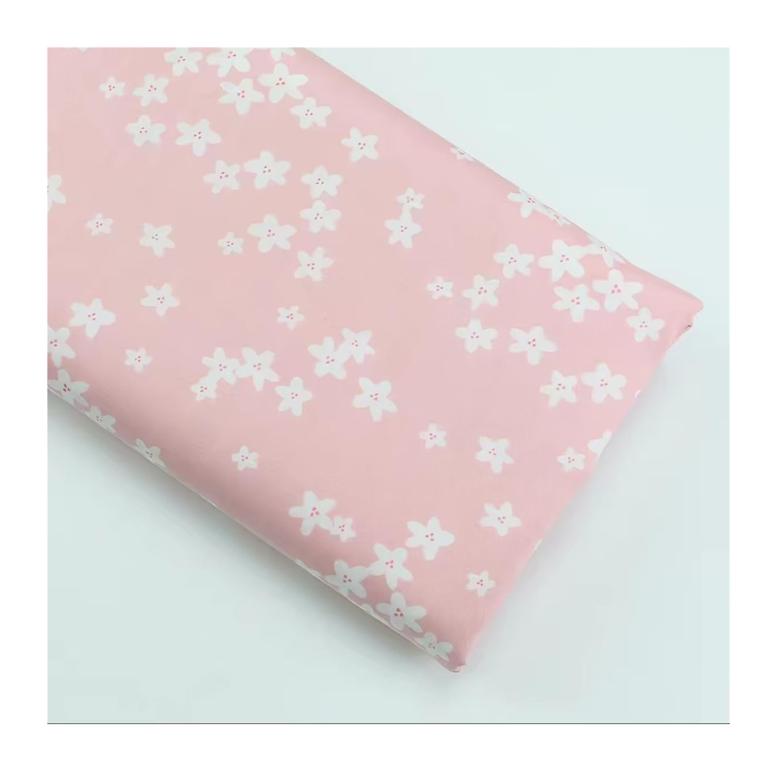 Quilting Cotton, Rose Printed Cotton Twill Fabric 160x50cm(Color1)