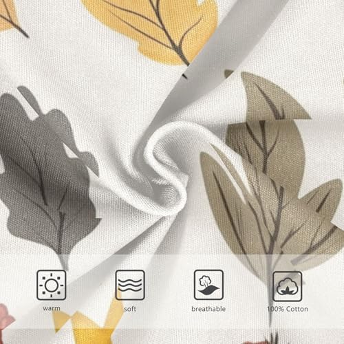 KLL Autumn Gnomes Yellow Leaves Berries Vintage Boys Toddler Comfort Briefs Underwear Cute Undies3