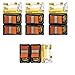 Post-it Flags, 1 inch, Orange Two Dispensers of 50 Flags, 4 Pack (680-OE2)