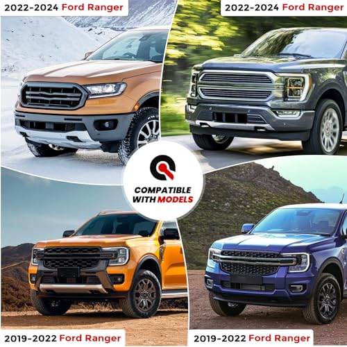 Image of IAQWE 43206 Truck Tailgate Assist Shock Kit for Ford Ranger 2019 2020 2021 2022 2023 2024(Not fit 2022 Raptor), Slow Drop Pickup Tail Gate Accessories Damper Strut(Provide All Tool)