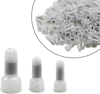 Qjaiune 600Pcs Closed End Crimp Terminal Transparent Protective Closed End Wire Crimp Connector Cap (CE1/ CE2/ CE5)