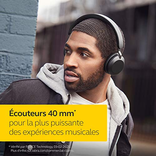 Jabra Elite 45h Casque Sans Fil Supra-Auriculaire – Compact Pliable avec une Autonomie de 50 Heures – Technologie d… - Les Beatles, Paul McCartney, John Lennon, RIngo Starr, George Harrison Jabra Elite 45h Casque Sans Fil Supra-Auriculaire – Compact Pliable avec une Autonomie de 50 Heures – Technologie d… – Image 3