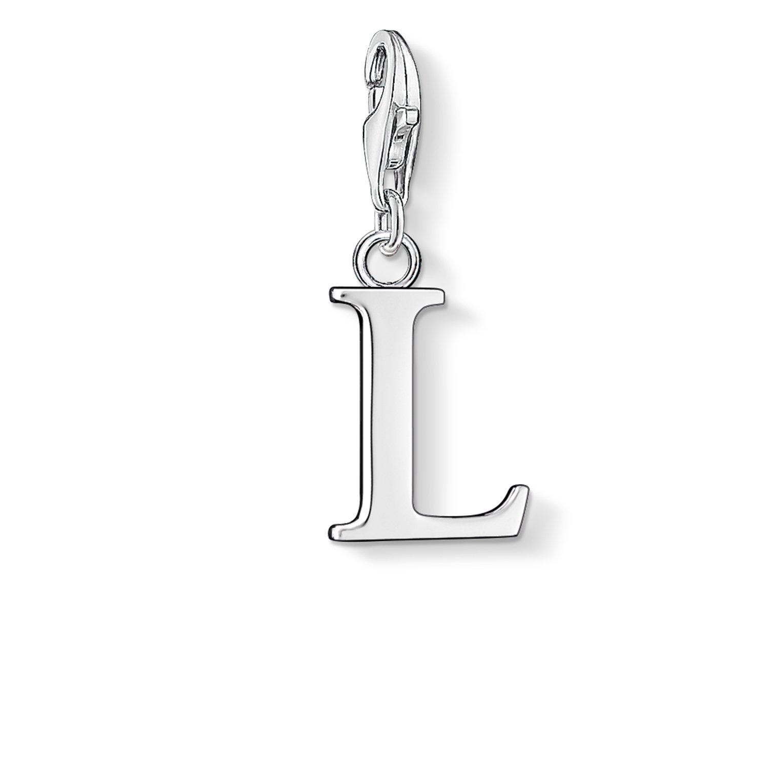 Thomas Sabo Women's Silver Charm Pendant - Letter L