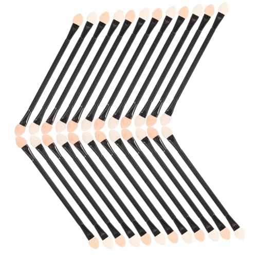 Gogogmee Professional Eyeshadow Applicator 30pcs Double-ended Makeup Brush for Eye Eyeliner Eyelash Eyebrow