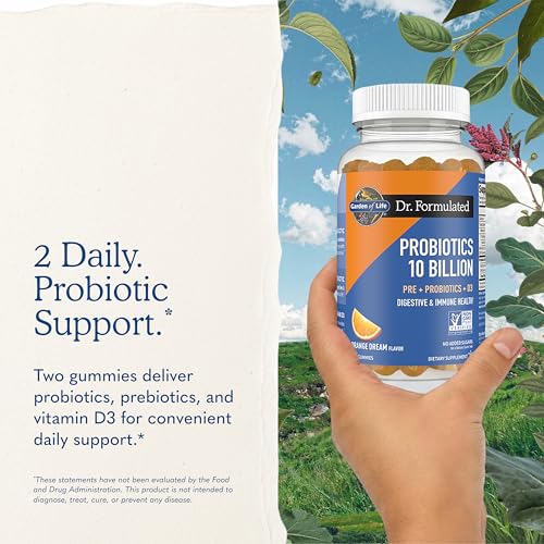 Garden of Life Dr. Formulated Probiotic Gummies, Orange Dream Flavor, 60ct - image 7