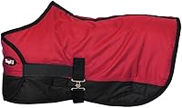 Vista 4 de Tough 1 Manta Impermeable de Poli 600D Ajustable para Potro