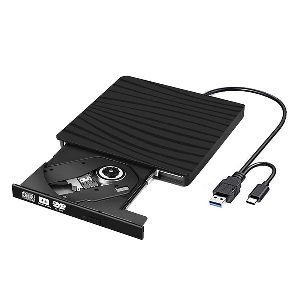 Lecteur CD DVD Externe USB 3.0 Type-C portable pour PC et Mac - 8