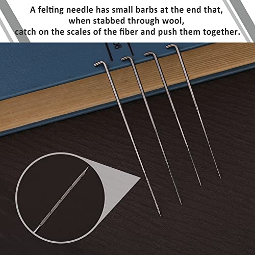 SUVSOON 80 PCS Felting Needle, 4 Size Felting Needles Set(36,38,40,42 Gauge) - Image 3