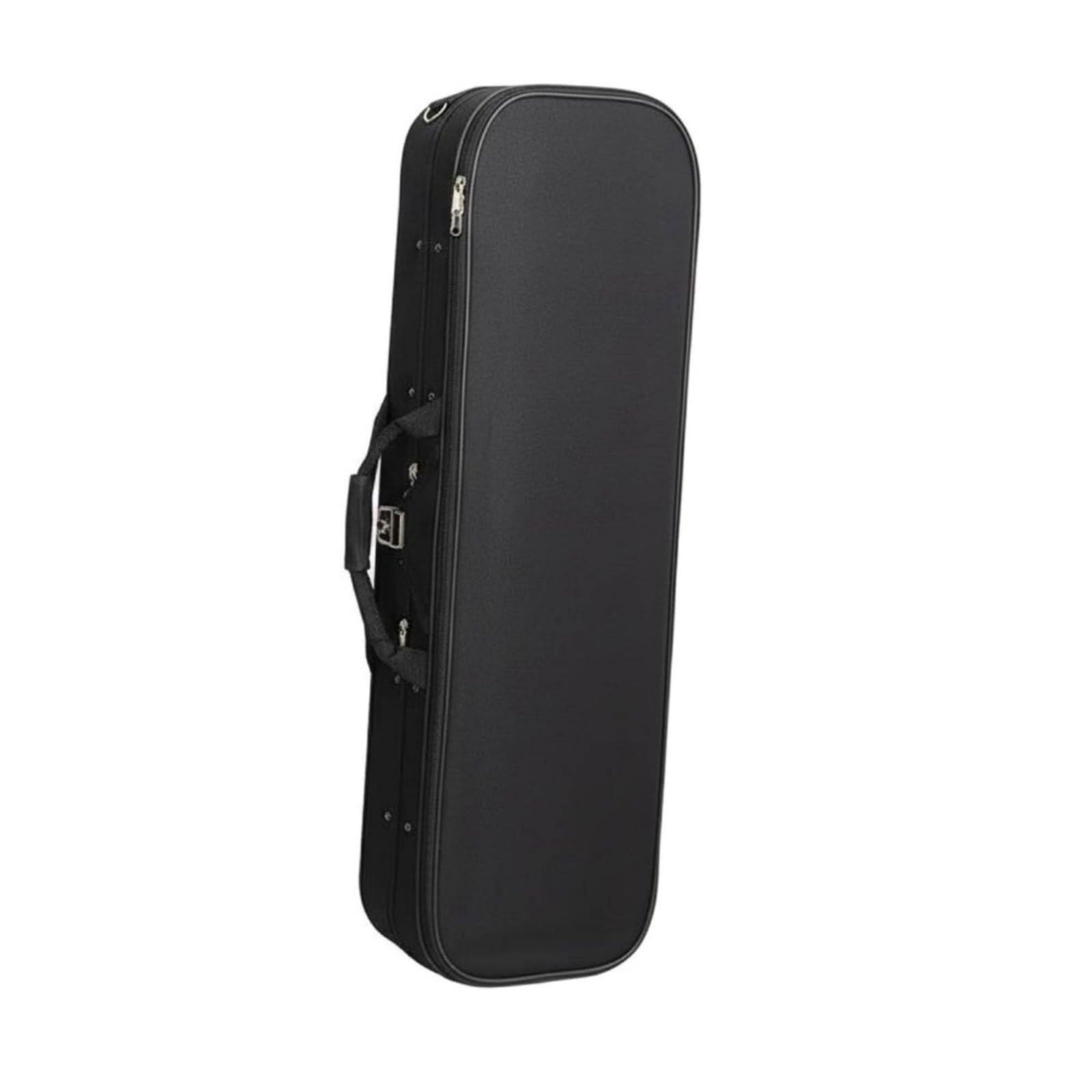 TISHITA Estuche de Violín Funda Rígida Carcasa Espuma Forrada Terciopelo con Higrómetro Compartimentos Protector Impactos Adecuado para Jóvenes Clases Privadas Desplazamientos, 1/2