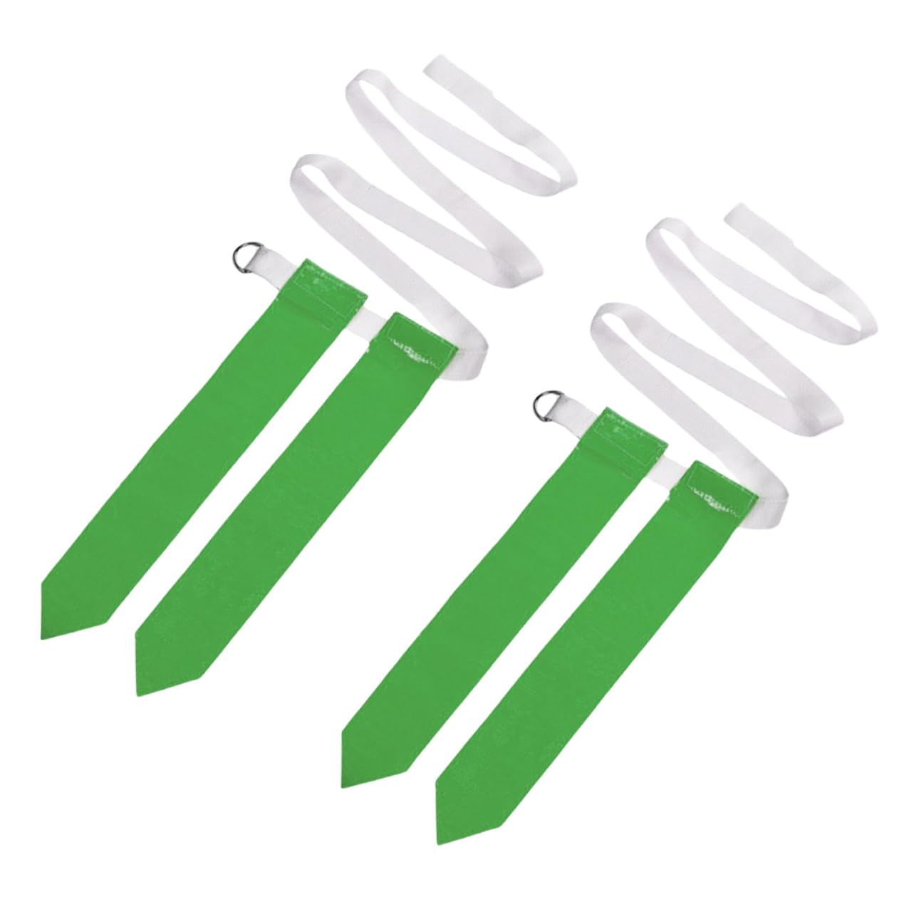 Garneck Youth Football Belt Flags Training Accessory Nylon Webbing Waist Belt with 2 Flags for Boys and Girls Sports