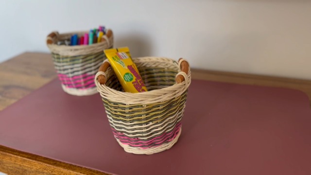 Cesto Intrecciato Per Bomboniere Nozze - 26x20x15cm, Stile Rustico, Per Regali E Decorazioni - Foto 7