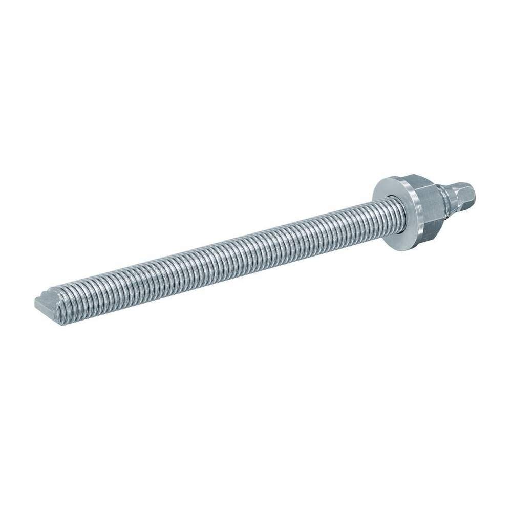 FISCHER 095718 - Varilla para anclaje quimico con rosca interior RG M10x350 GVZ (Envase de 10 ud.)