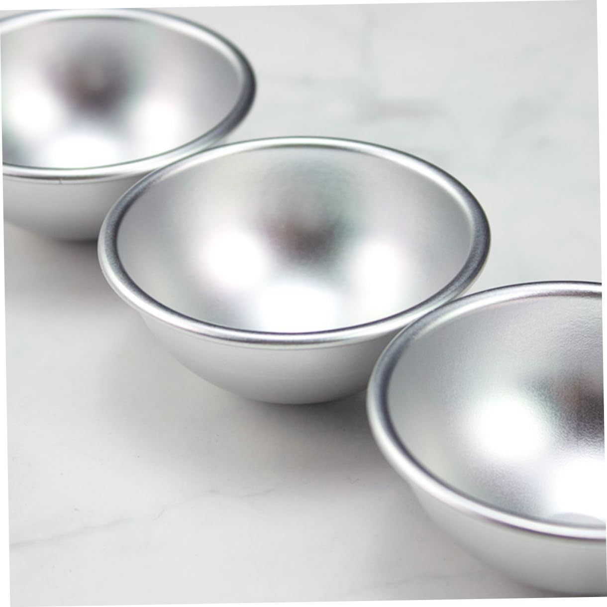 Abaodam 12pezzi Stampo Alluminio Per Pudding e Dessert Mousse Cake e Budini Utensili Da Cucina Per Facile Da Pulire e Uso Versatile