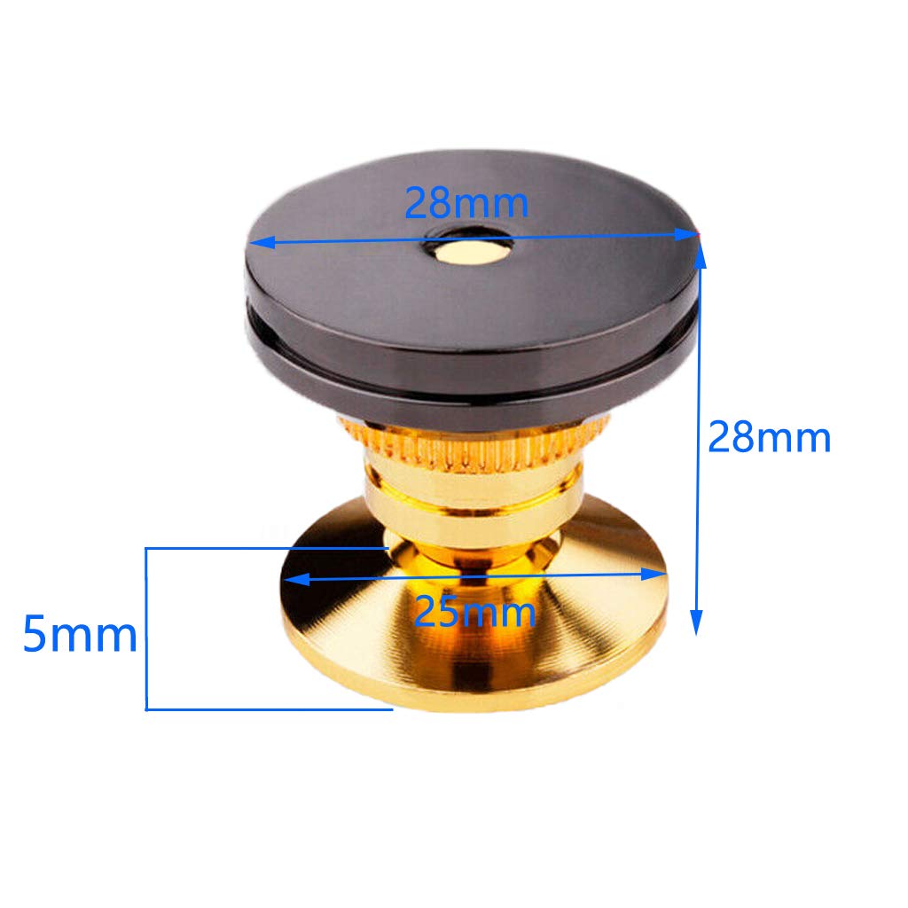 8 Stück Lautsprecher Spikes, Shock Absorber, Anti-Vibrations Lautsprecherständer für CD-Audio, Subwoofer, Plattenspieler