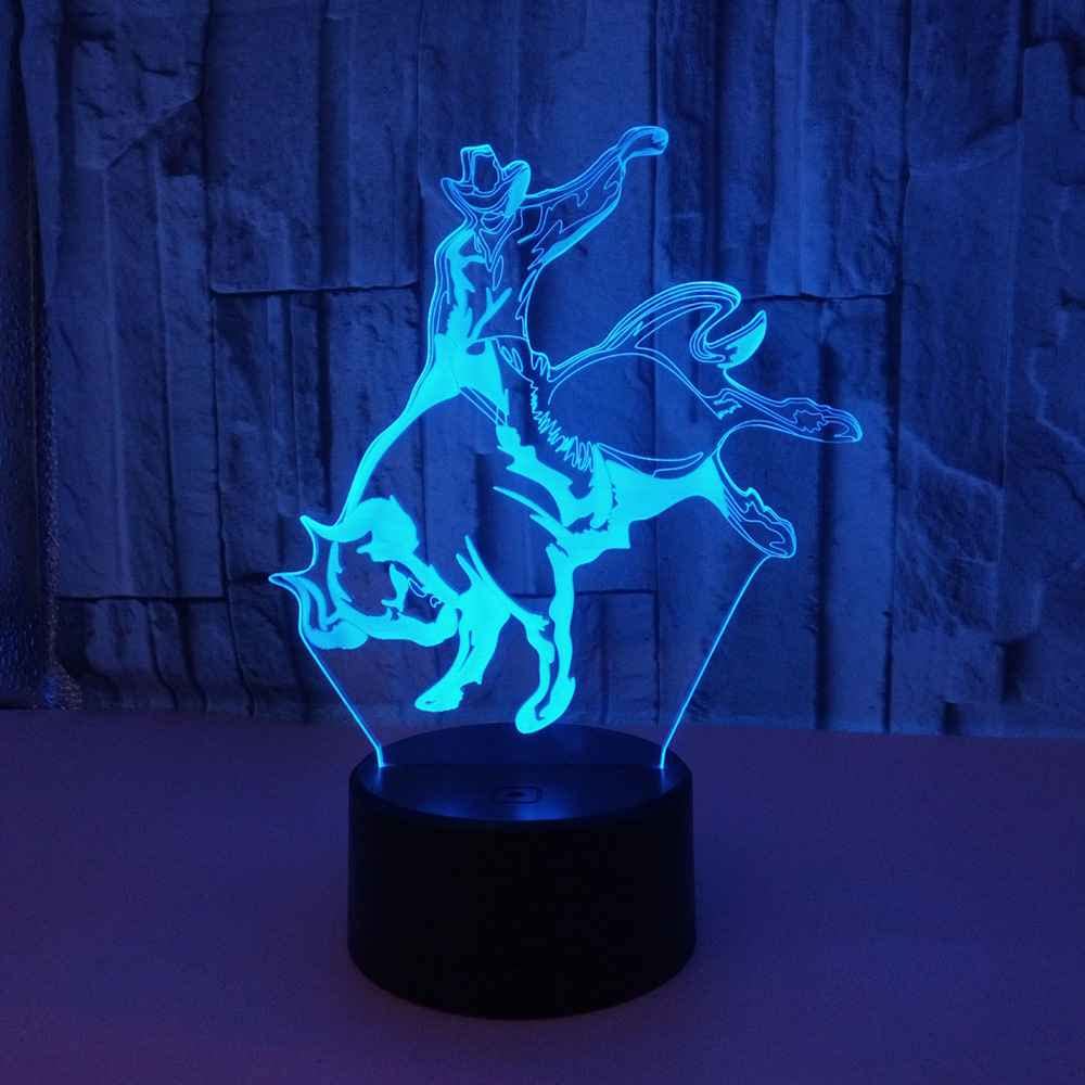 YRTMHU Lampade Led, Luce Notturna orma, Lampade da Comodino con Telecomando a 16 Colori, Luce Notte 3D Decorazione Camera da Letto per Bambini Adulti, Regalo in Stile alla Moda